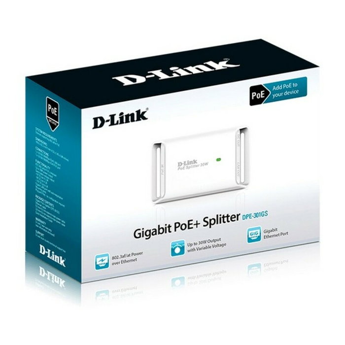 D-Link DPE-301GS Splitter Gigabit PoE+