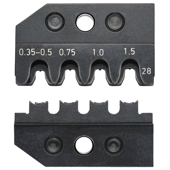 Knipex 97 49 28 Juego de matriz de crimpado para AMP Superseal 1.5