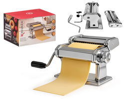 Kinvara Máquina para Hacer Pasta Fresca Fideos de Aluminio y Acero Inoxidable 20 x 13.5 x 15 cm (Set de 6)