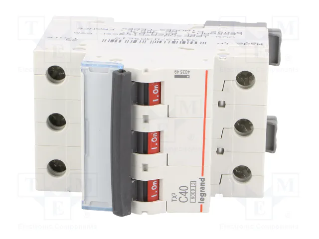 LEGRAND Interruptor magnetotérmico S300 TX 3 polos 40A C
