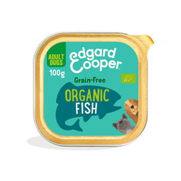 EDGAR COOPER Alimentación para Perros Adultos Bio Orgánico con Pescado 17 x 100g