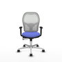 PIQUERAS Y CRESPO Silla de oficina Jorquera Azul claro y Blanco
