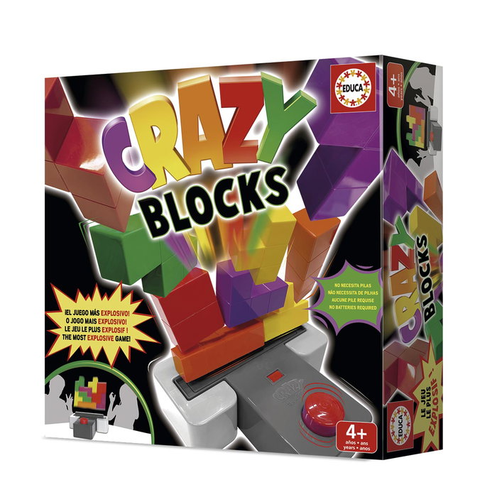 Educa Crazy Blocks 20089 Juego de Mesa para Niños +6 Años