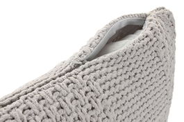 DKD Home Decor Cojin Urban Gris Claro Poliester 45 x 45 cm (2 Unidades)