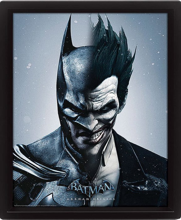 Pyramid International Batman Arkham Origins Set de 3 Pósteres Efecto 3D Enmarcado Batman vs. Joker 26 x 20 cm Pyramid International Batman Arkham Origins Set de 3 Pósteres Efecto 3D Enmarcado Batman vs. Joker 26 x 20 cm