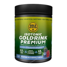Gold Nutrition Gold Drink Premium Frutos Silvestres 600Gr Suplemento para Recuperación e Hidratación
