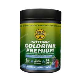 Gold Nutrition Gold Drink Premium Frutos Silvestres 600Gr Suplemento para Recuperación e Hidratación