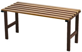 Mesa de bambú para jardín café 92x44x44 mm