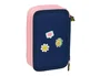 Safta Plumier Mr. Wonderful Estrella Triple Cremallera 37 Pzs
