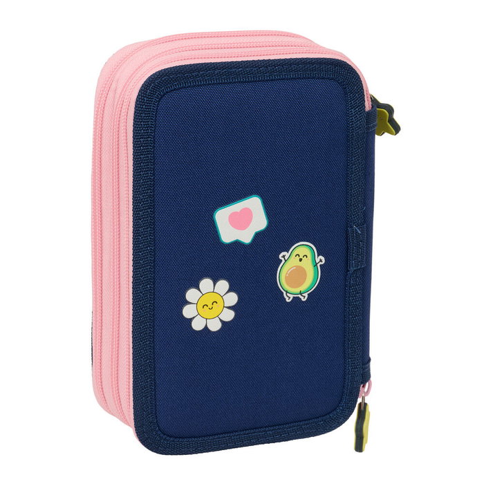 Safta Plumier Mr. Wonderful Estrella Triple Cremallera 37 Pzs