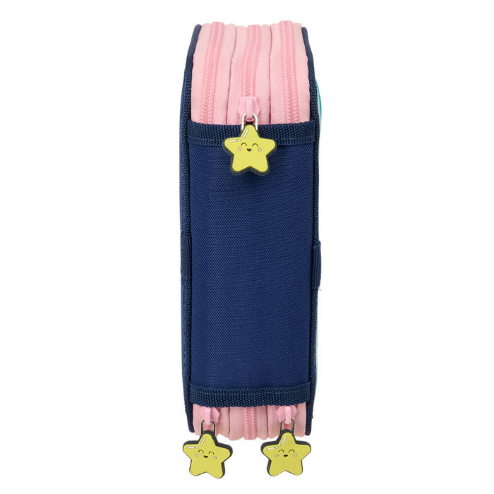 Safta Plumier Mr. Wonderful Estrella Triple Cremallera 37 Pzs