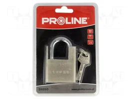 PROLINE Candado de arco de 50mm con 4 llaves