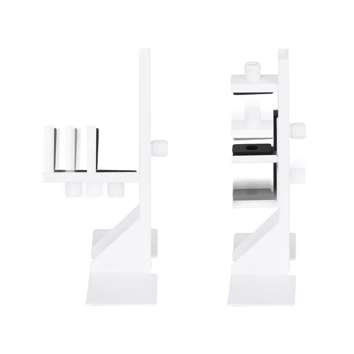 Abysm Soporte de tarjeta gráfica GPU ajustable en altura - Blanco