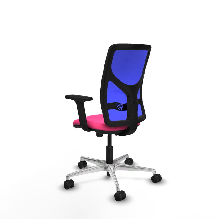 PIQUERAS Y CRESPO Silla de oficina Motilla Rosa y Azul PIQUERAS Y CRESPO Silla de oficina Motilla Rosa y Azul