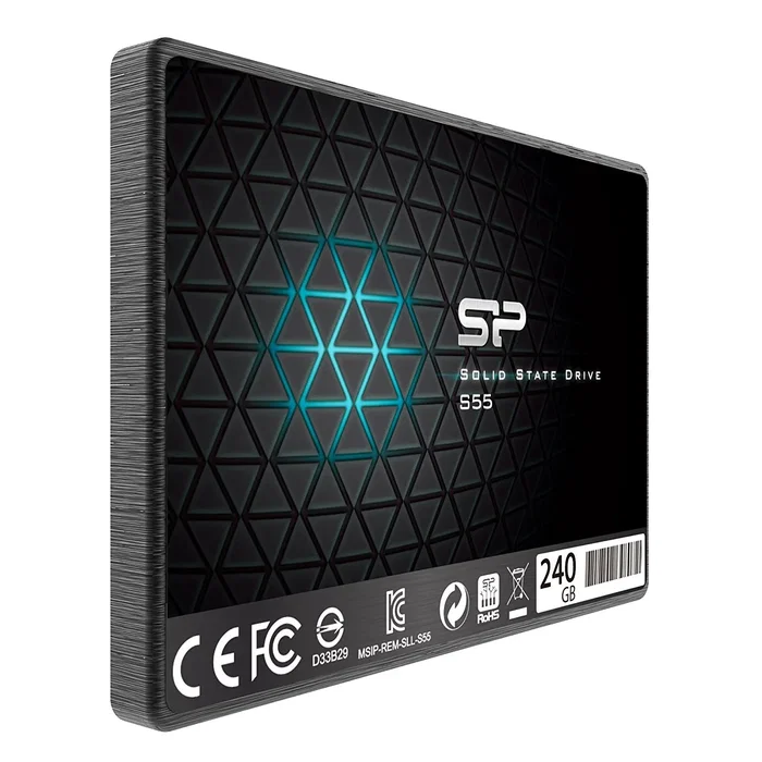 Silicon Power S55 SSD 240 GB 2.5" SATA III hasta 550 MB/s - Unidad de Estado Sólido 7mm para PC y Portátil Silicon Power S55 SSD 240 GB 2.5" SATA III hasta 550 MB/s - Unidad de Estado Sólido 7mm para PC y Portátil