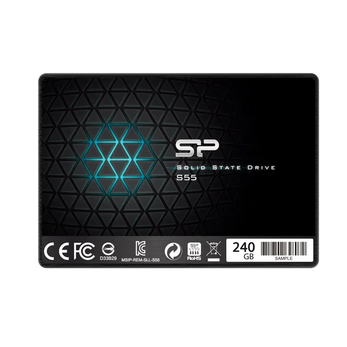 Silicon Power S55 SSD 240 GB 2.5" SATA III hasta 550 MB/s - Unidad de Estado Sólido 7mm para PC y Portátil Silicon Power S55 SSD 240 GB 2.5" SATA III hasta 550 MB/s - Unidad de Estado Sólido 7mm para PC y Portátil
