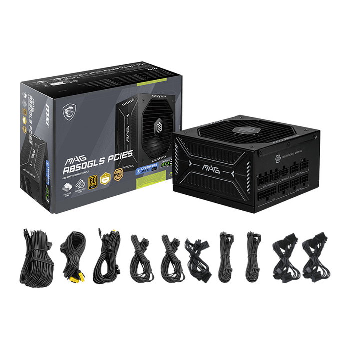 MSI MAG A850GLS PCIE5 850 W ATX Negro