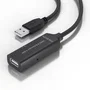 Aisens Cable USB 2.0 Prolongador con Amplificador A Macho a Hembra 15m Negro