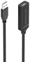Aisens Cable Prolongador USB 2.0 con Amplificador A/M-A/H, 15m, Negro