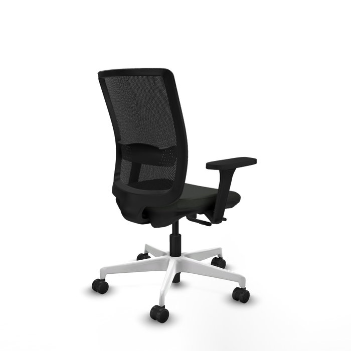 PIQUERAS Y CRESPO Silla de oficina Haches con mecanismo Sincro/Traslack, Negro