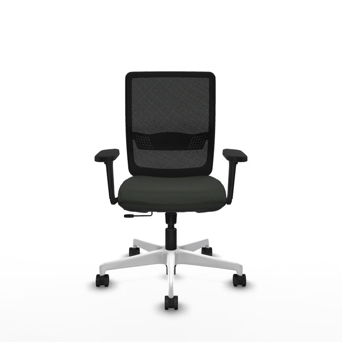 PIQUERAS Y CRESPO Silla de oficina Haches con mecanismo Sincro/Traslack, Negro