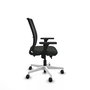 PIQUERAS Y CRESPO Silla de oficina Haches con mecanismo Sincro/Traslack, Negro