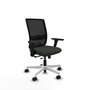 PIQUERAS Y CRESPO Silla de oficina Haches con mecanismo Sincro/Traslack, Negro
