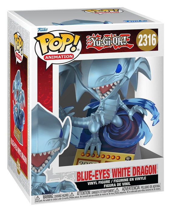 Funko Figura POP Premium Yu-Gi-Oh! Blue-Eyes White Dragon