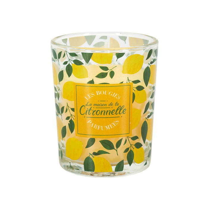 Home Deco Factory Vela Citronela Antimoustique altura 6,5 cm
