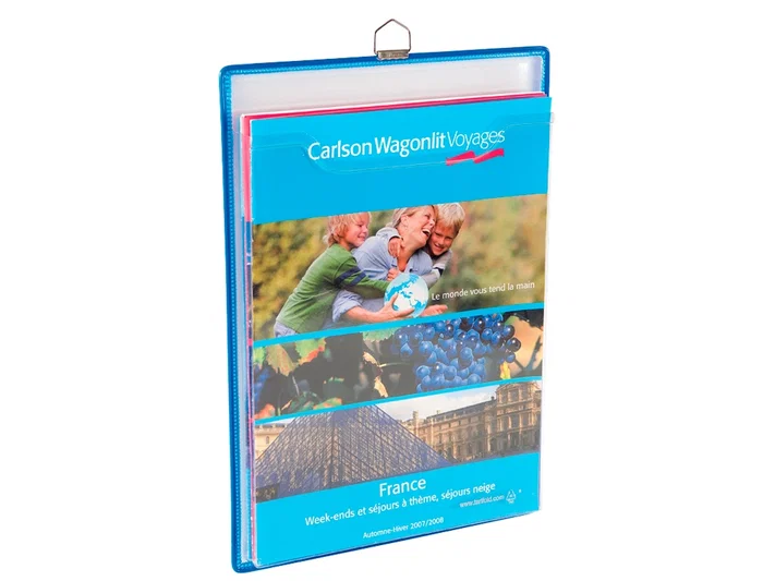 Djois Funda Portacatalogos Din A4 Vertical con Anilla Metálica, PVC Rígido, 400 Documentos, Pack 5 Unidades, Azul Djois Funda Portacatalogos Din A4 Vertical con Anilla Metálica, PVC Rígido, 400 Documentos, Pack 5 Unidades, Azul