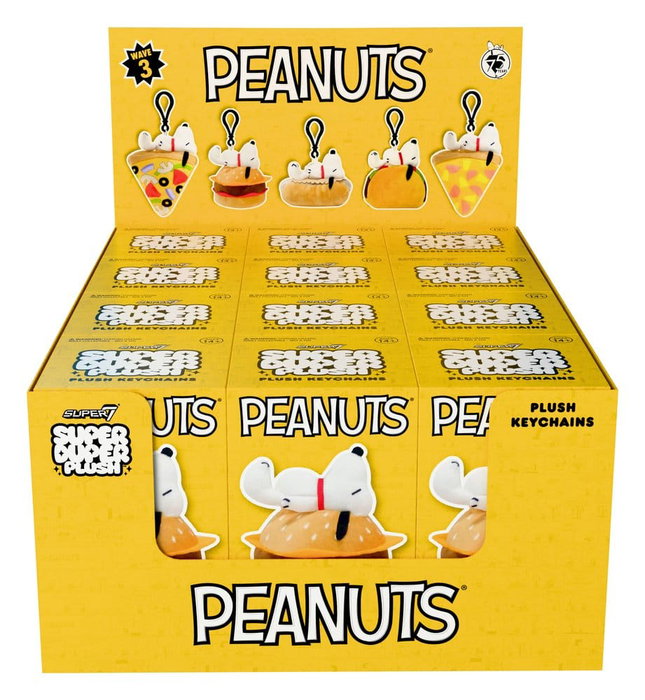 Super7 Peanuts Super Duper Peluches Wave 03 Blind Box Display (12)