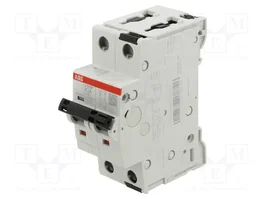 ABB S300P Interruptor magnetotérmico 2A 2 polos Característica K