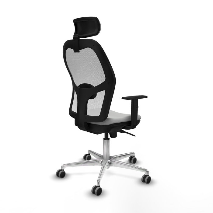 PIQUERAS Y CRESPO Silla de oficina Jorquera Gris claro y Blanco