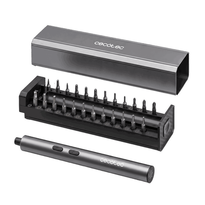 Cecotec Cosmos Precision Destornillador eléctrico de precisión con puntas de acero S2