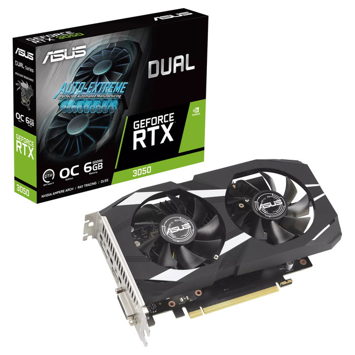 Asus Dual GeForce RTX 3050 OC Edition 6GB GDDR6