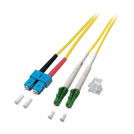 EFB Elektronik Cable de parcheo duplex LC/APC-SC OS2 G652D 2m LSZH amarillo EFB Elektronik Cable de parcheo duplex LC/APC-SC OS2 G652D 2m LSZH amarillo