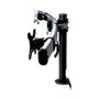 VALUE Soporte de triple brazo LCD para 3 monitores, Negro