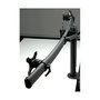 VALUE 17991136 Soporte Triple Brazo para Monitor LCD, Hasta 3 Pantallas 8 kg, Negro, Montaje en Pared/Teclado, Ajuste de Altura, 75x75-100x100 mm