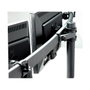 VALUE Soporte de triple brazo LCD para 3 monitores, Negro