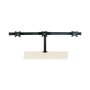 VALUE Soporte de triple brazo LCD para 3 monitores, Negro