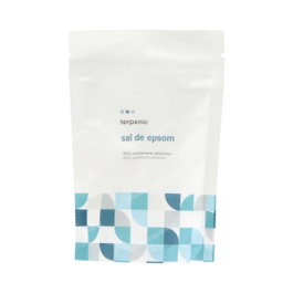 TERPENIC Sal de Epsom o Sulfato de Magnesio 100 Gr - para Baños Relajantes, Peeling Corporal y como Laxante Suave