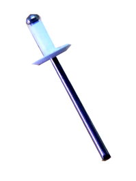 Remaches Cabeza Grande Blanco 4,9x14 mm