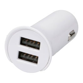 All Ride Cargador USB para Coche 2 Puertos 2.1A 12/24V Blanco