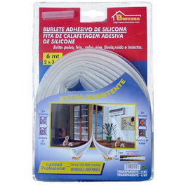 Burcasa Burlete de Silicona 6m Transparente
