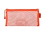 Liderpapel Bolsa Zipper Bag Poliester Transpirable Multiusos Ticket 230x115 mm Naranja