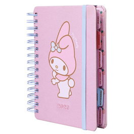MOOVING Agenda Anual 2027 My Melody Wire-O Polipiel con Goma 140x200 mm