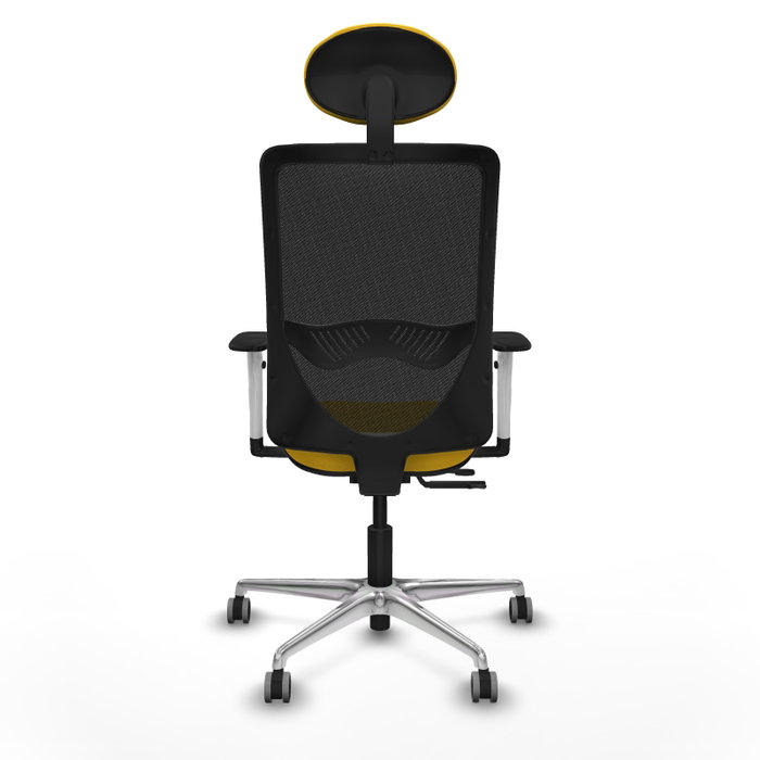 PIQUERAS Y CRESPO Silla de oficina Zulema Amarillo/Negro