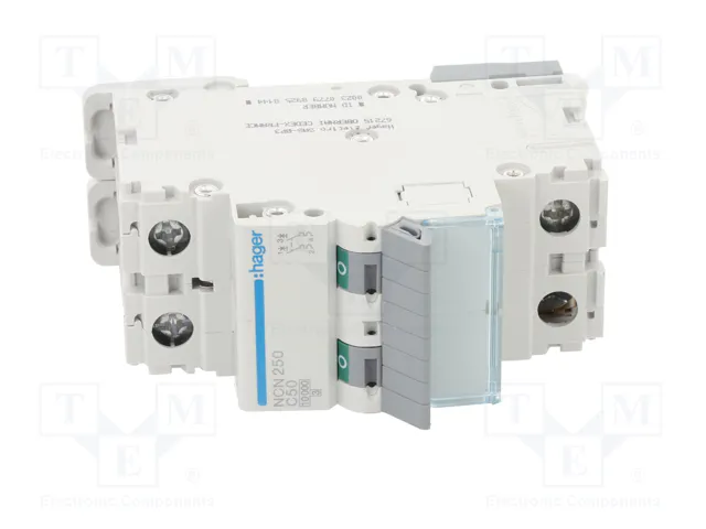 HAGER NCN250 Interruptor magnetotérmico 50A 2 polos 10kA