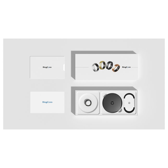RingConn Gen 2 Smart Ring Negro, Tamaño 11 RingConn Gen 2 Smart Ring Negro, Tamaño 11