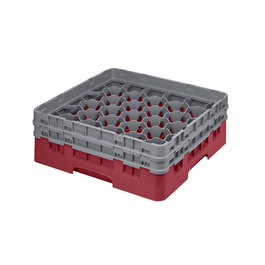 CAMBRO Cesta de lavado 30 comp. 2 alturas Arándano